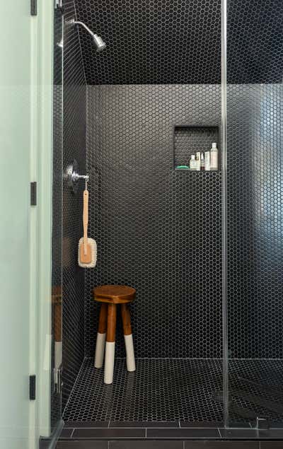  Preppy Bathroom. Marsh Oak  by Jill Howard Design Studio.