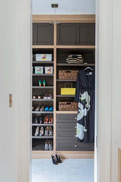  Beach Style Storage Room and Closet. Historical Renovation  by Jill Howard Design Studio.