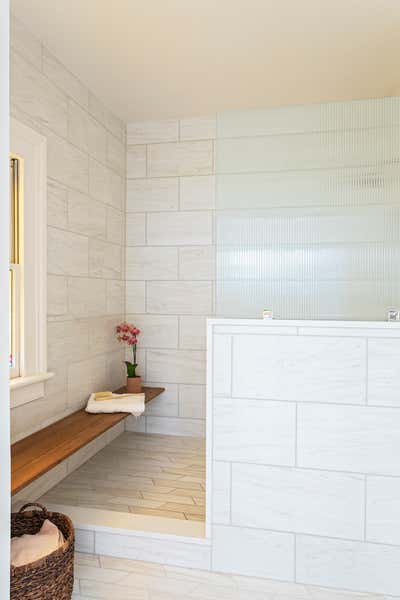  Coastal Bathroom. Historical Renovation  by Jill Howard Design Studio.