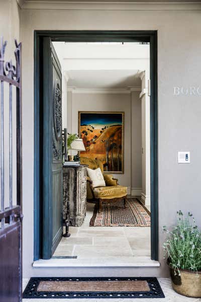  French Family Home Entry and Hall. Boronia House by Marylou Sobel.