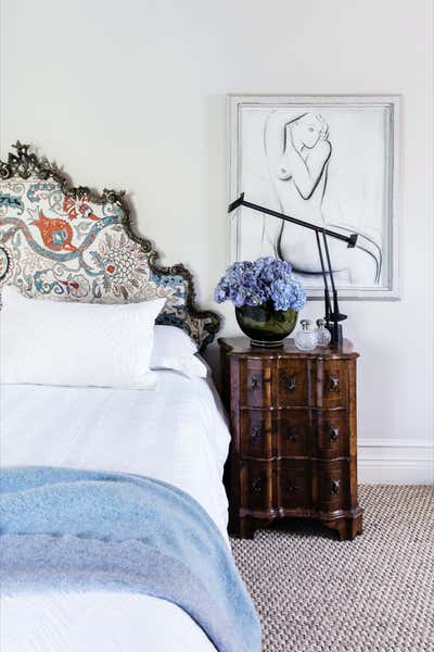  French Family Home Bedroom. Boronia House by Marylou Sobel.