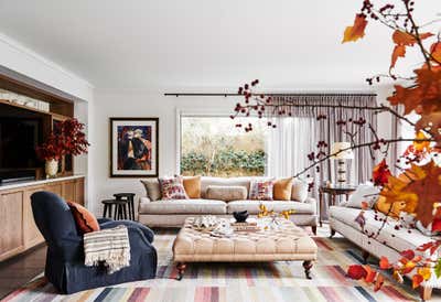  Traditional Family Home Living Room. Caulfield Residence by Marylou Sobel.
