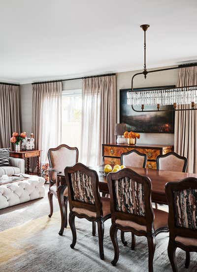  Traditional Family Home Dining Room. Caulfield Residence by Marylou Sobel.