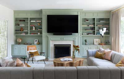  English Country Living Room. Westlake by Shannon Eddings Interiors.
