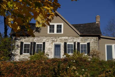  Arts and Crafts Exterior. Stone House Restoration & Design by DiGuiseppe.