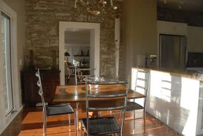  Arts and Crafts Rustic Country House Kitchen. Stone House Restoration & Design by DiGuiseppe.