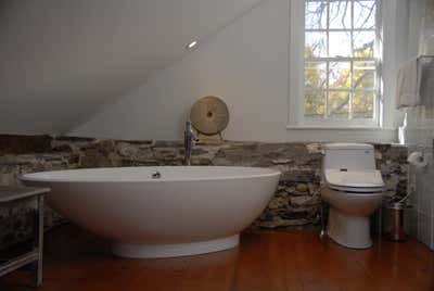  Rustic Country House Bathroom. Stone House Restoration & Design by DiGuiseppe.
