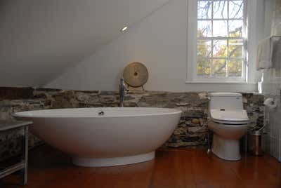 Modern Country House Bathroom. Stone House Restoration & Design by DiGuiseppe.