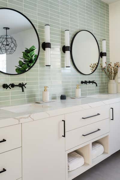  Farmhouse Family Home Bathroom. Project Natura Mod by Lawless Design.