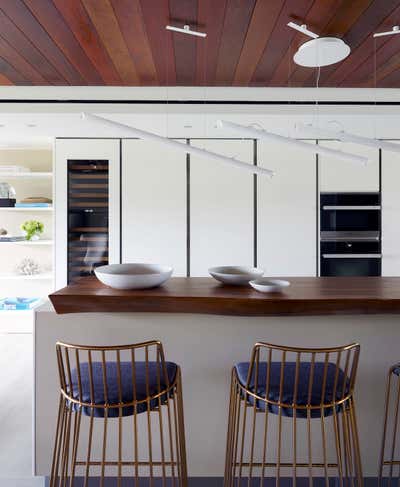  Mid-Century Modern Beach House Kitchen. 1950’s Oceanside Condo Makeover by RAYMOND NICOLAS.