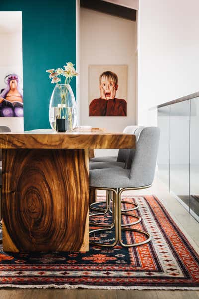 Contemporary Mixed Use Dining Room. Laurel Canyon by Peti Lau Inc.