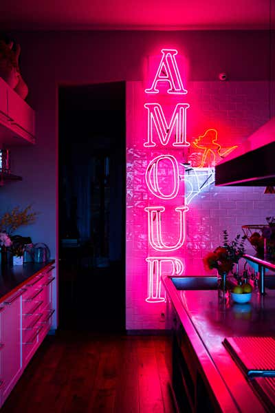  Maximalist Family Home Kitchen. Eclectic Rock Star by Peti Lau Inc.