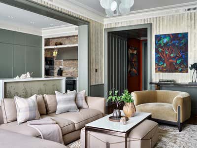  Eclectic Apartment Living Room. Luxury Modern Apartment by O&A Design Ltd.
