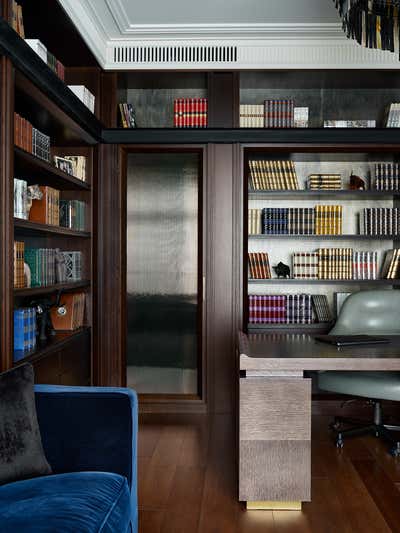  Eclectic Apartment Office and Study. Luxury Modern Apartment by O&A Design Ltd.