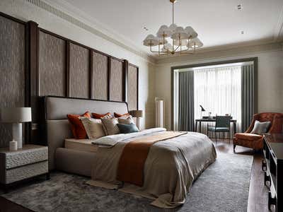  Contemporary Eclectic Apartment Bedroom. Luxury Modern Apartment by O&A Design Ltd.