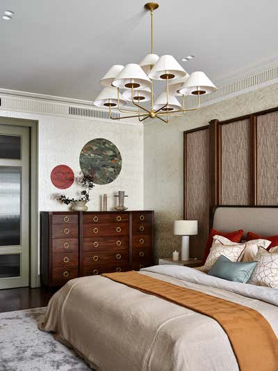  Eclectic Apartment Bedroom. Luxury Modern Apartment by O&A Design Ltd.