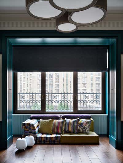  Contemporary Eclectic Apartment Children's Room. Luxury Modern Apartment by O&A Design Ltd.