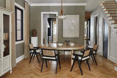  Mid-Century Modern Family Home Dining Room. Lincoln Park Residence by Wendy Labrum Interiors.