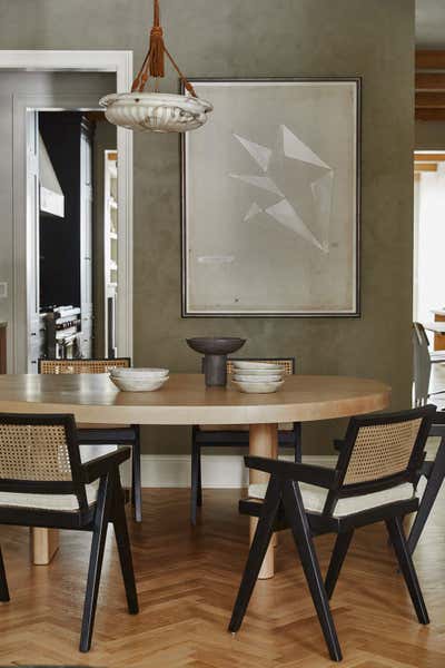 Modern Family Home Dining Room. Lincoln Park Residence by Wendy Labrum Interiors.