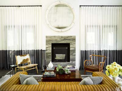  Farmhouse Eclectic Vacation Home Living Room. Sag Harbor by Estee Stanley Design .
