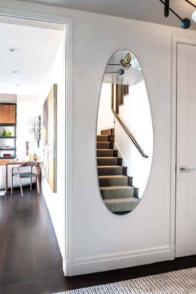  Minimalist Contemporary Apartment Entry and Hall. Chelsea Duplex Penthouse by Lewis Birks LLC.