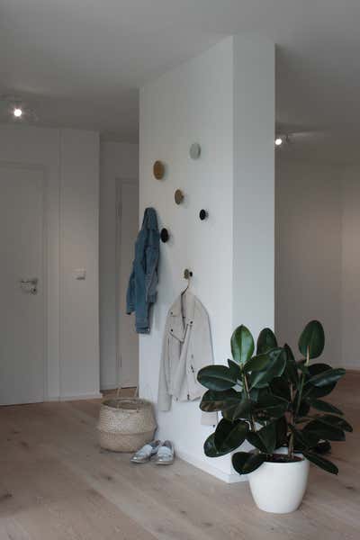  Scandinavian Apartment Entry and Hall. Apartment MS by ZWEI Design.