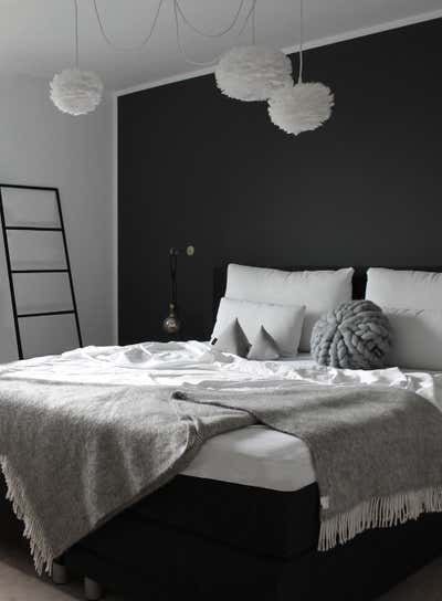  Country Scandinavian Bedroom. Apartment MS by ZWEI Design.