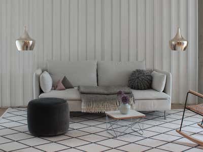  Country Scandinavian Apartment Living Room. Apartment MS by ZWEI Design.