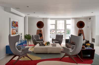  Modern Apartment Living Room. Tribeca Apartment by Butter and Eggs.