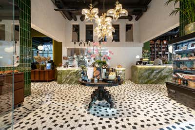  Maximalist Restaurant Entry and Hall. PÄRIS Restaurant ∙ Bakery ∙ Deli by Marit Ilison Creative Atelier.