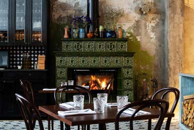  Art Nouveau Restaurant Dining Room. Lore Bistro by Marit Ilison Creative Atelier.
