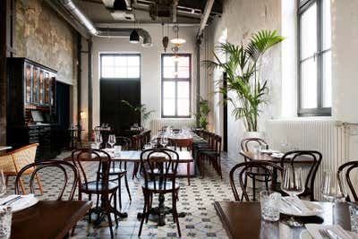  Art Deco Restaurant Dining Room. Lore Bistro by Marit Ilison Creative Atelier.