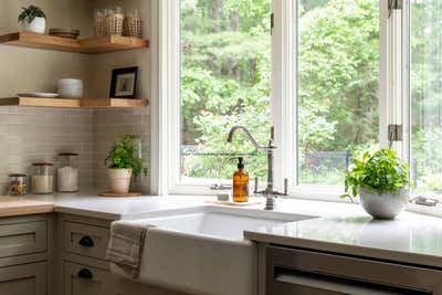  Transitional Family Home Kitchen. New England Kitchen Renovation by Seviva Design.
