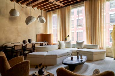  French Rustic Apartment Living Room. Soho Loft by LP Creative.