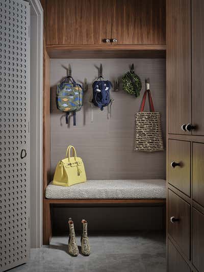  Mid-Century Modern Art Deco Family Home Storage Room and Closet. Moore Park by Elizabeth Metcalfe Design.