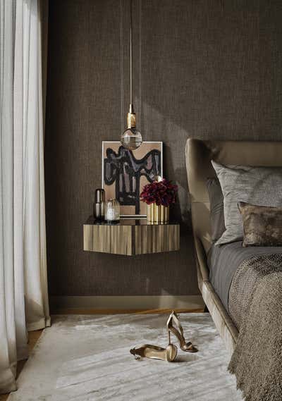  Contemporary Eclectic Bedroom. W075 by MHLI.