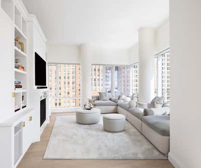  Apartment Living Room. Lower Manhattan by Evan Edward .