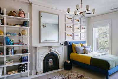  Transitional Family Home Children's Room. Fort Green Townhouse by Chused & Co.