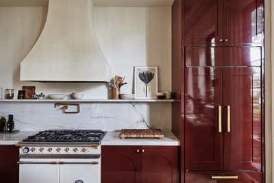  English Country Family Home Kitchen. Fort Green Townhouse by Chused & Co.