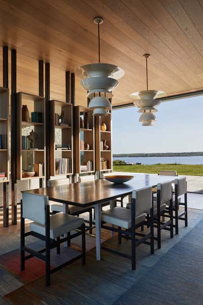  Beach Style Dining Room. Signal Hill by Chused & Co.