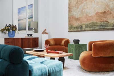  Scandinavian Living Room. Factory Loft by Chused & Co.