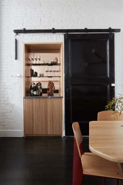  Scandinavian Industrial Dining Room. Factory Loft by Chused & Co.