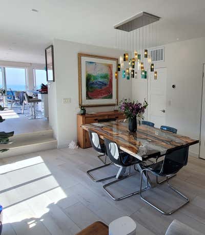  Beach Style Organic Beach House Dining Room. King-ly Views by Compass ReDesign.
