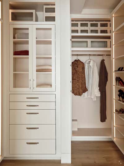  French Coastal Family Home Storage Room and Closet. Pacific Palisades by Two Muse Studios.