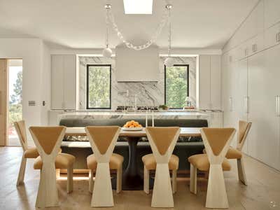  French Family Home Dining Room. Pacific Palisades by Two Muse Studios.