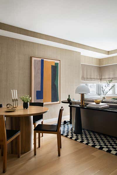  Mid-Century Modern Apartment Living Room. Greenwich Village Pied-a-Terre by Nate Berkus Associates.