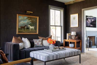  Eclectic Country House Bar and Game Room. CALHOUN HILL  by Jessica Fischer Design.