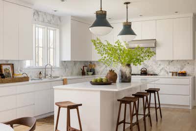  Transitional Country House Kitchen. CALHOUN HILL  by Jessica Fischer Design.
