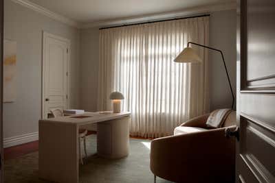  Minimalist French Family Home Office and Study. Norman Manor by Cinquieme Gauche.