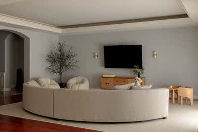  Minimalist French Family Home Living Room. Norman Manor by Cinquieme Gauche.